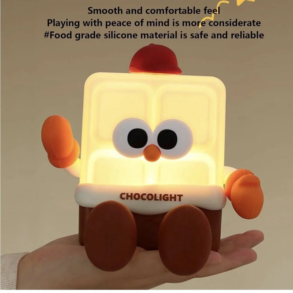 Chocolight Nightlight Cute Decor LED Push Button New Soft